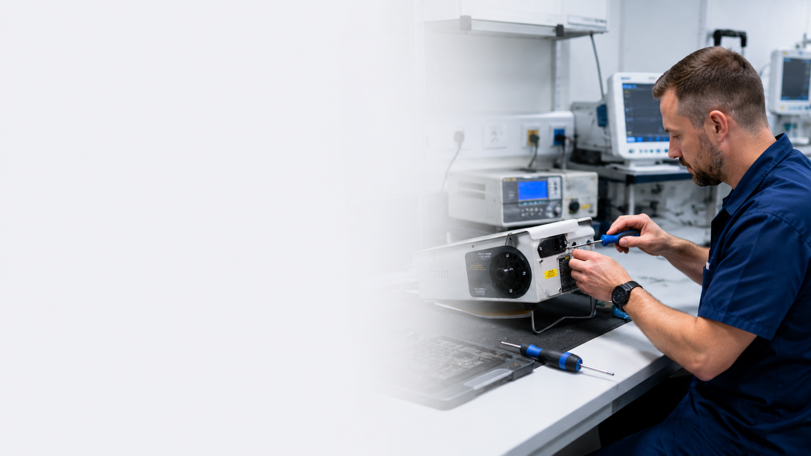 Biomedical equipment support